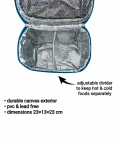 ZoLi NOM NOM Insulated Lunch Bag- Blue