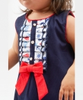 Relaxed Navy Blue Dress
