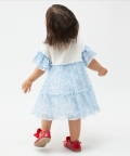 White and Blue Summer Dress
