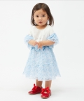 White and Blue Summer Dress