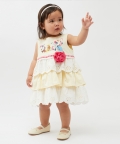 Yellow Dress With Bloomer