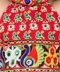 Halter Neck Printed Cotton Choli With Dhoti-Pink