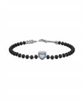 Sterling Silver Single Kube Nazariya for Baby & Child with Heart Babykubes (6-9 gm)