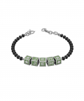 Sterling Silver Name Nazariya for Baby & Child with Square Babykubes (12-15gm)