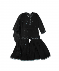 Black Mirror Work Sharara Set