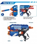 Blaze Storm Rapid Fire Toy Weopen Shooting Gun