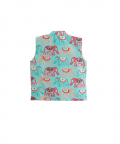 Blue Elephant Printed Jacket