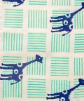 Blue Hand Block Printed Kurta Set