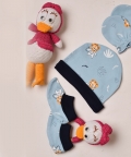 Fearless Lion Cap,Mittens,Botties