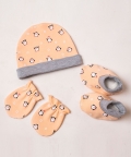 Diligent Penguin Cap,Mittens,Botties