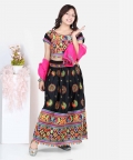 Navratri Peacock Embroidery Chaniya Choli & Dupatta - Garba