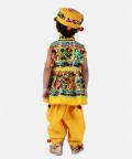 Navratri Embroidered Kediya With Dhoti And Cap