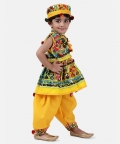 Navratri Embroidered Kediya With Dhoti And Cap
