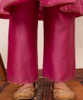 Emroidered Yoke Kurta Set With Pant