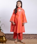 Side Panel Emroidered Kurta Set
