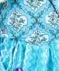 Printed One Sleeve Ruffle Top & Harem Pant Co Ords Sets