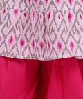 Cambric Halter Neck Top Dhoti Sets