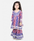 Pure Cotton Printed Kurta Sharara with Dupatta