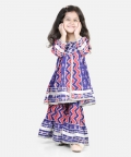 Pure Cotton Printed Kurta Sharara with Dupatta
