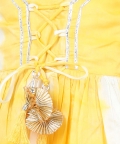 Hand Dyed Chanderi Silk Kurti Pant With Dupatta