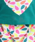 Heart Patch Top & Harem Pant Indo Western Clothing Sets