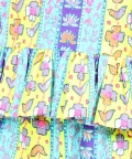 Spaghetti Cotton Top With Shorts For Girls Co Ords - Yellow
