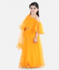 Festive Wear Sequin Net Lehenga & Ruffle Choli & Dupatta