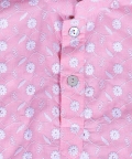 Lucknowi Chikankari Full Sleeve Cotton Kurta with Dhoti 