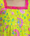 Floral Printe Printed Cotton Tier Summer Frock and Dresses 