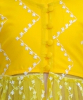 Embroidered Jacket with Top and Dhoti Co Ords Sets