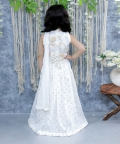 Pure Chanderi Silk Halter Neck Lehenga Choli with  Dupatta