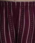 Printed Halter Neck Kurti with Harem Pants & Dupatta- Purple