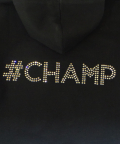 Unisex #Champ Rhinestone At Back Hoodie