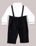 Black Suspender Set
