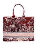 Canvas Jungle Safari Dark Tote