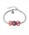 3 Enamel Slide Bracelet