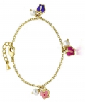 Charming Treats Butterflies & Pearl Charm Bracelet