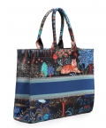 Canvas Aqua Girl Tote