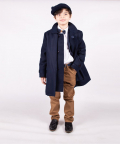 Boys Coat With Matching Hat And Scarf