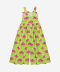 Bewitched Jumpsuit Neon Green And Clouds