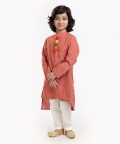 Orange Kurta Pyjama Set