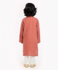Orange Kurta Pyjama Set