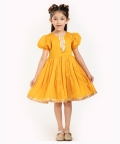 Mustard A Line Dress 