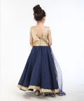 Sequin Crop Top And Lehenga Set 