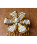 The Hattie Designer Flower Comb Clip