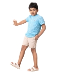 Boys Jujupes Blue Linen 