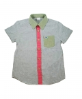Boys Slate Coral Shirt
