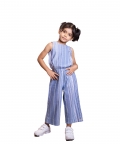 Girls Blue Splasher Jumpsuit