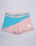Color Block Swim Trunks