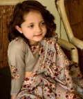 Laurel Green Dhoti Saree & Top Kids